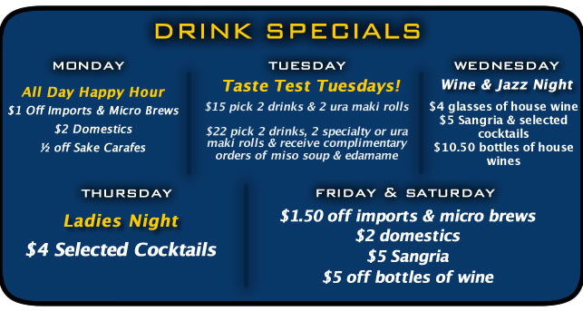 Dragonfly daily specials